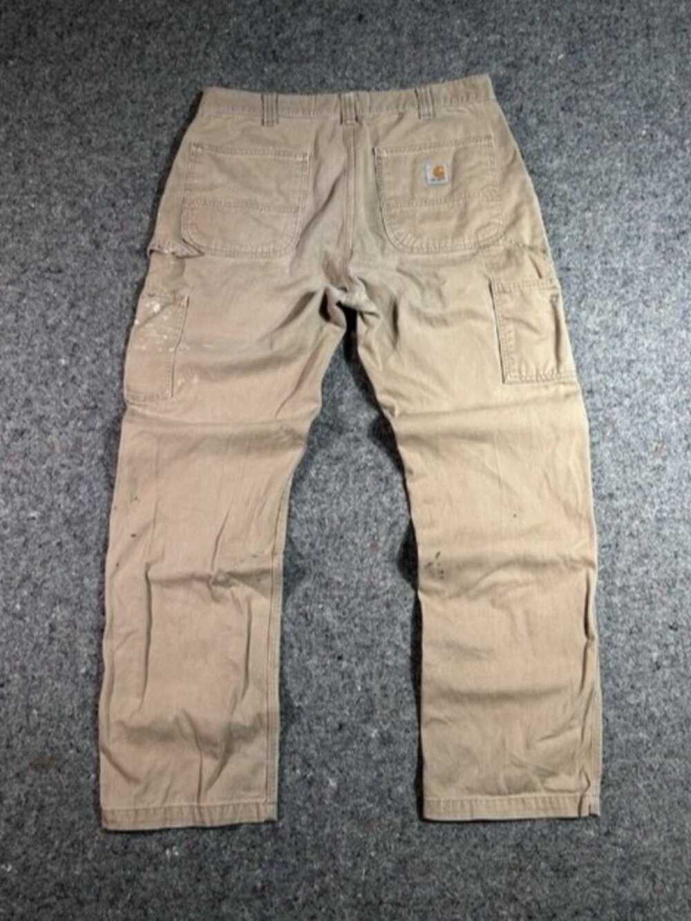 Carhartt Pants Mens Baggy Carpenter Relaxed Utility Workwear  B324-DKH 36x32